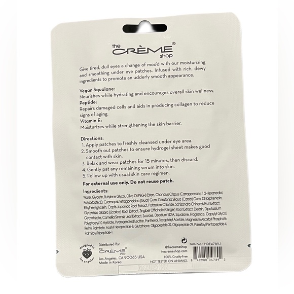 The Crème Shop Nourishing Eye Patches - Picture 2 of 2